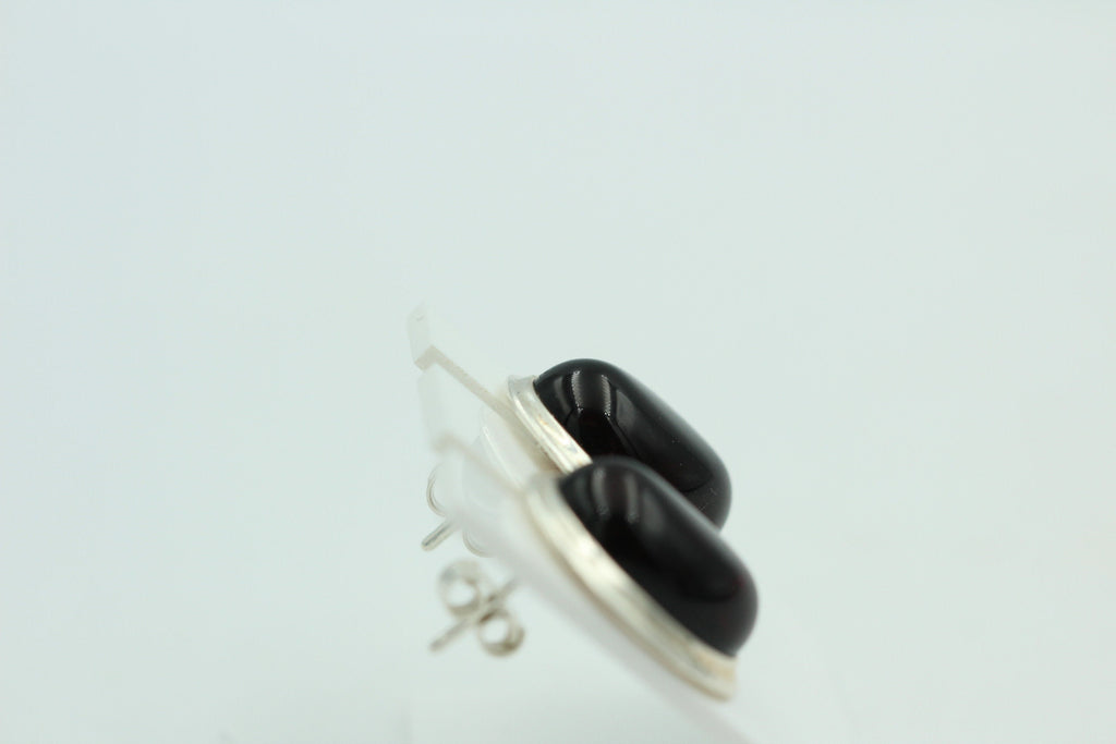 Design Bernstein Ohrstecker 925 Silber Bernsteinohrschmuck Top Edel Bernstein