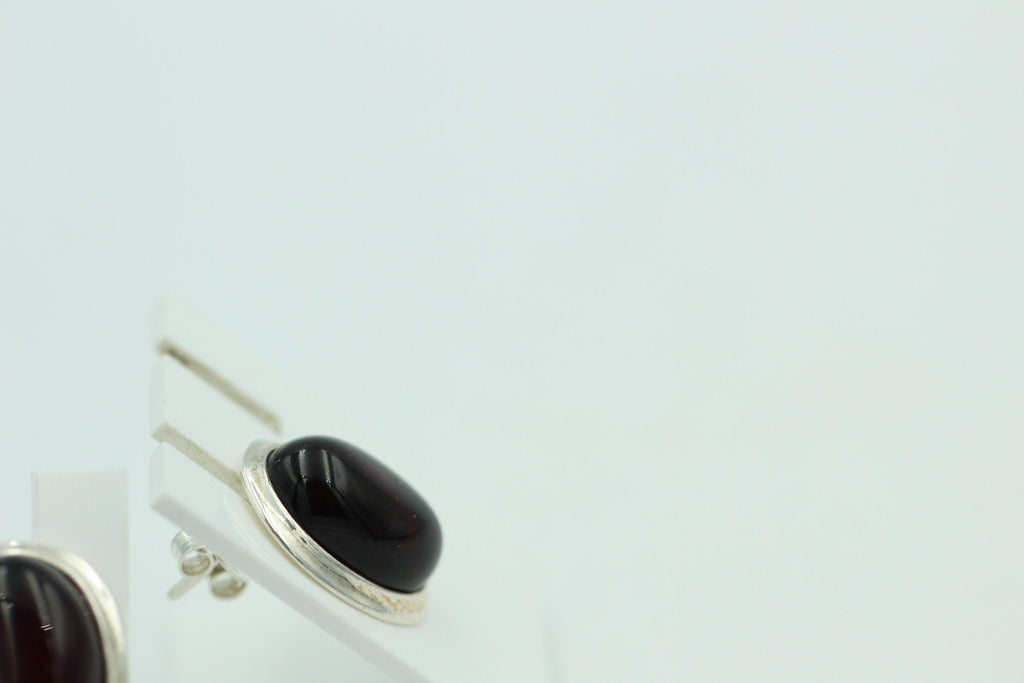 Design Bernstein Ohrstecker 925 Silber Bernsteinohrschmuck Top Edel Bernstein