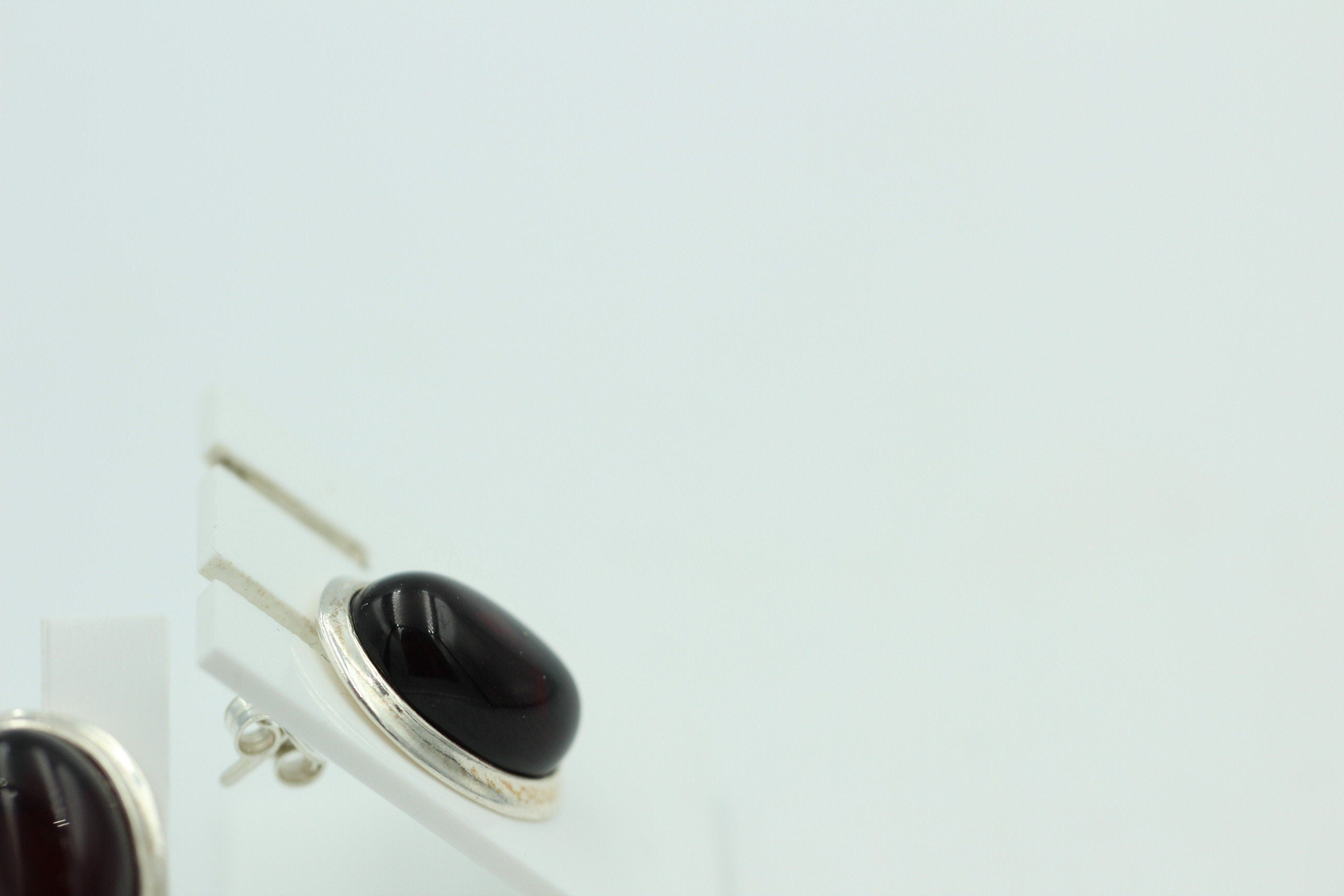 Design Bernstein Ohrstecker 925 Silber Bernsteinohrschmuck Top Edel Bernstein