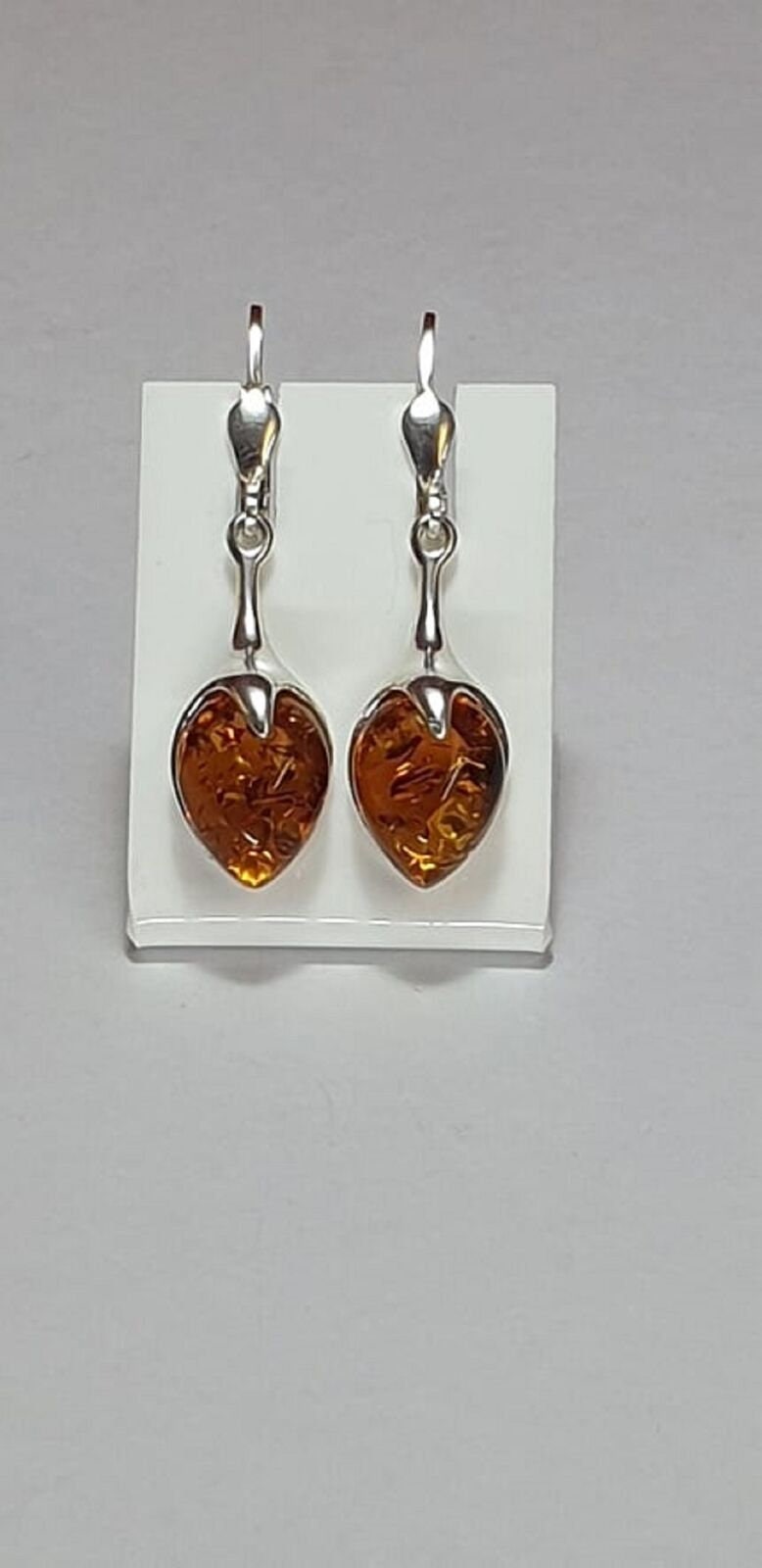 Edle Bernstein Ohrhänger 925 Silber Bernstein aus Letland Ohrschmuck Brisur