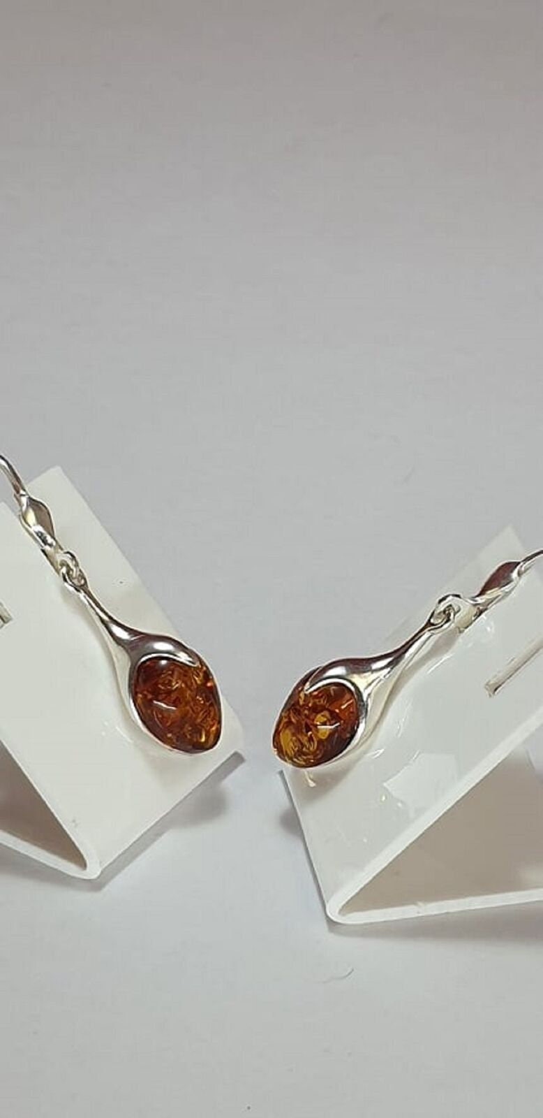 Edle Bernstein Ohrhänger 925 Silber Bernstein aus Letland Ohrschmuck Brisur