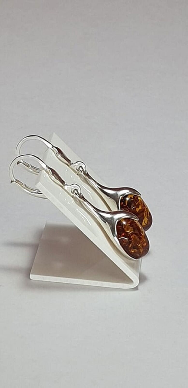 Edle Bernstein Ohrhänger 925 Silber Bernstein aus Letland Ohrschmuck Brisur