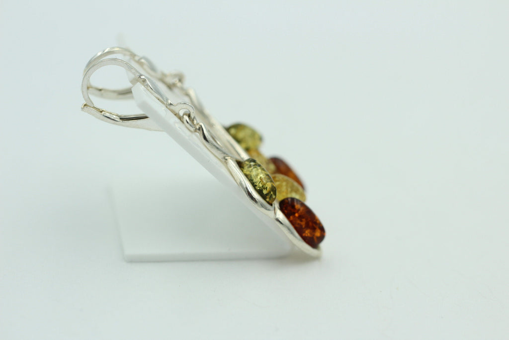 Edler Bernstein Ohrschmuck 925 Silber Ohrhänger Bernstein aus Litauen Top Edel
