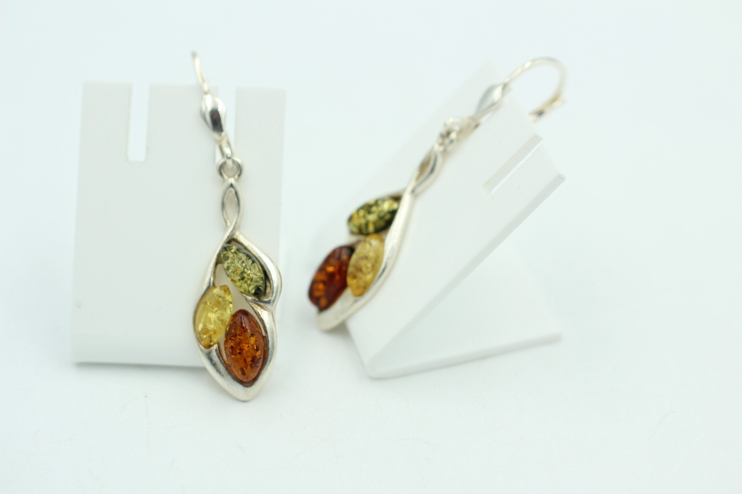 Edler Bernstein Ohrschmuck 925 Silber Ohrhänger Bernstein aus Litauen Top Edel