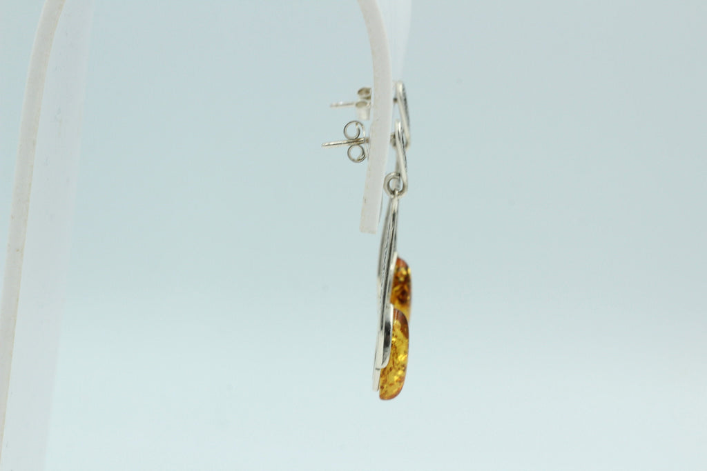Bernstein Ohrhänger 925 Silber Filigran Bernsteinschmuck Top Edel