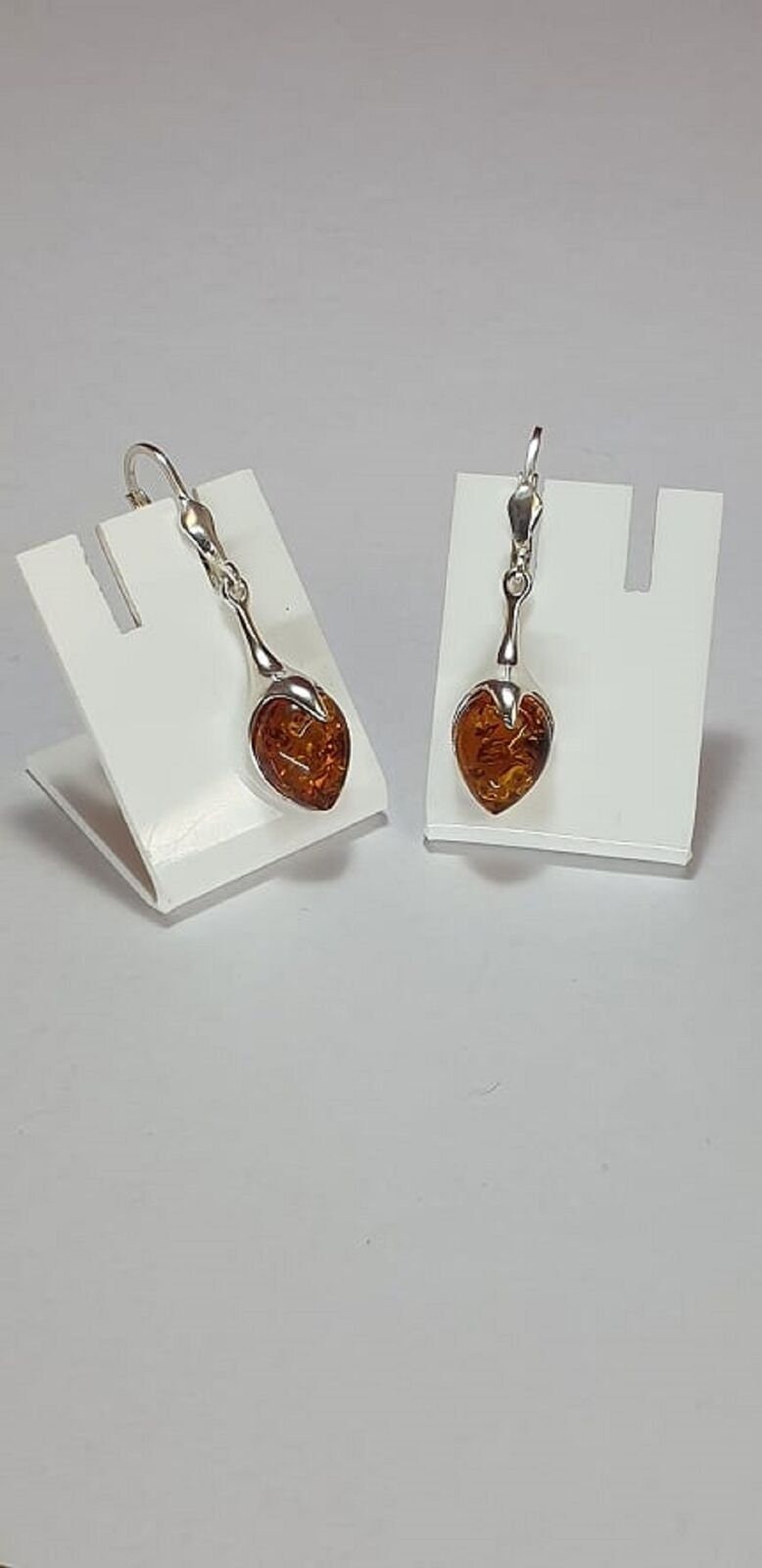 Edle Bernstein Ohrhänger 925 Silber Bernstein aus Letland Ohrschmuck Brisur