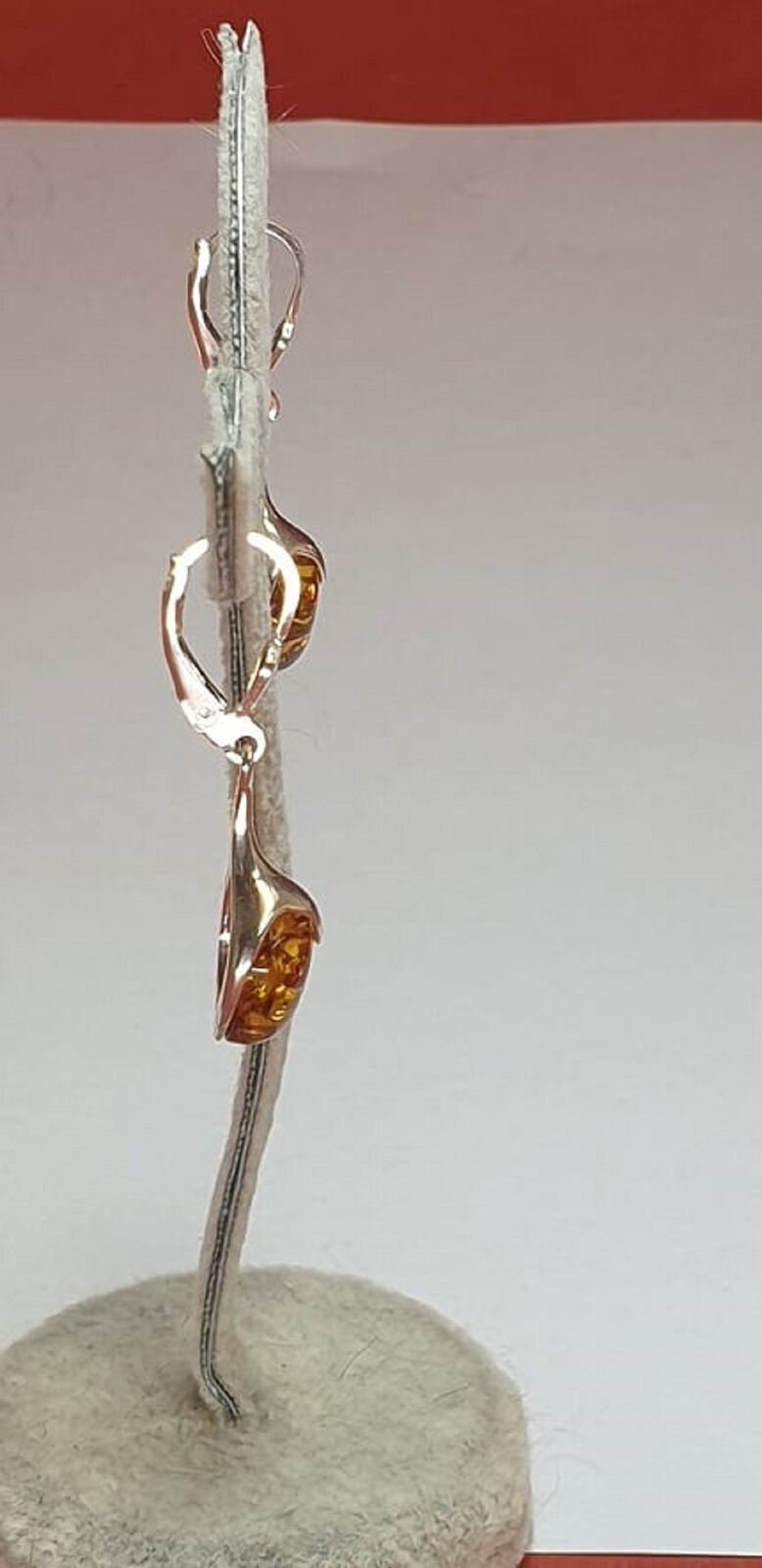 Edle Bernstein Ohrhänger 925 Silber Bernstein aus Letland Ohrschmuck Brisur