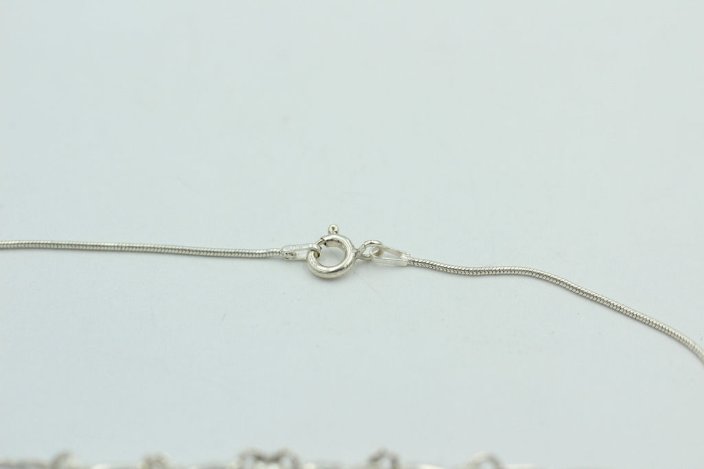 Bernstein Collier brauner Bernstein 925 Sterling Silber Bernsteinkette ca 42 cm