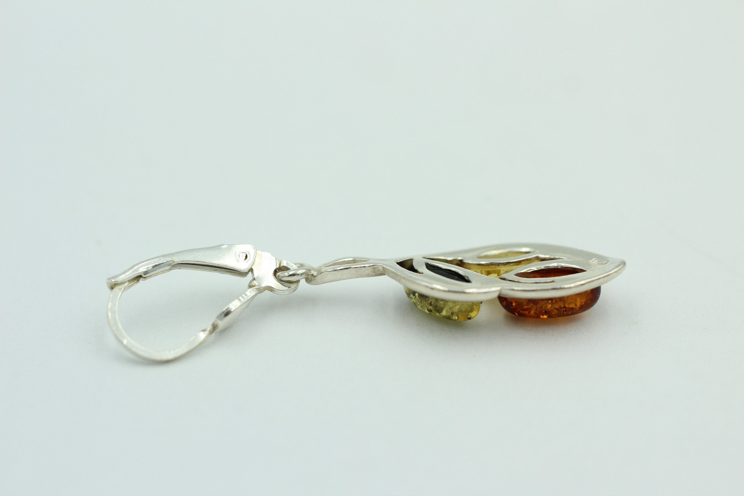 Edler Bernstein Ohrschmuck 925 Silber Ohrhänger Bernstein aus Litauen Top Edel