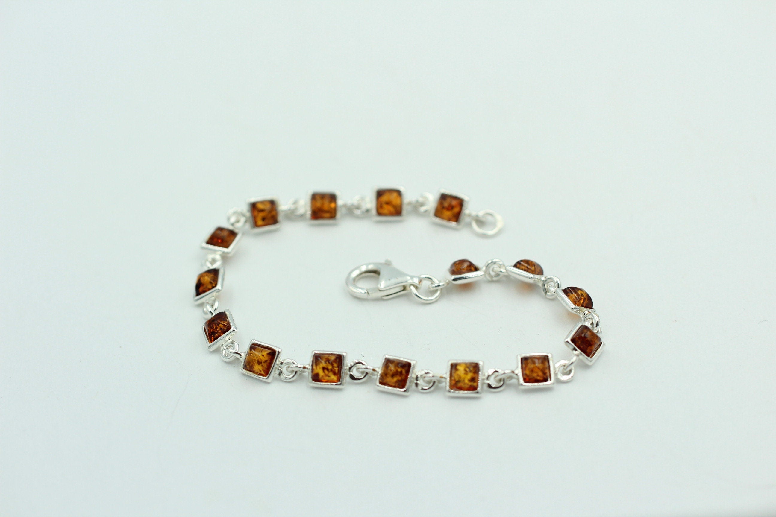 Bernstein Armband 925 Silber Design Schmuck Bernsteinarmband Bernstein Baltikum