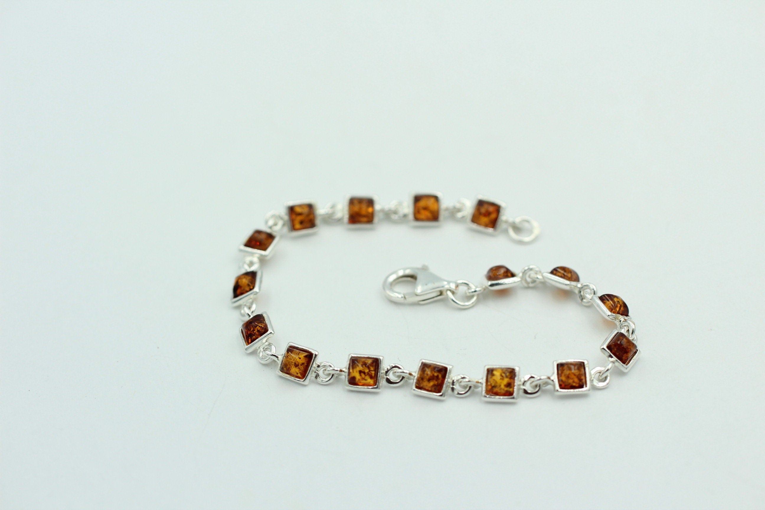 Bernstein Armband 925 Silber Design Schmuck Bernsteinarmband Bernstein Baltikum