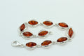 Desing Bernstein Armband 925 Silber ca 19 cm Designer Armband Bernstein Baltikum