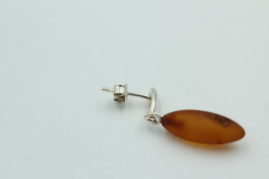 Bernstein Ohrstecker 925 Silber Bernsteinohrschmuck Ohrstecker vom Baltikum