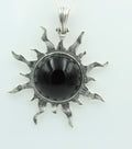 Bernstein Sonnen Anhänger 925 Silber Collier Kette Sonnenanhägner Schmuck