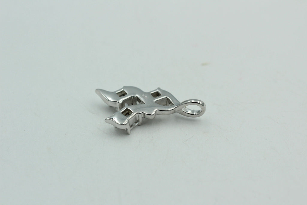 Edler 1,2 Carat Weißtopas Anhänger 925 Silber  Topasanhänger Top