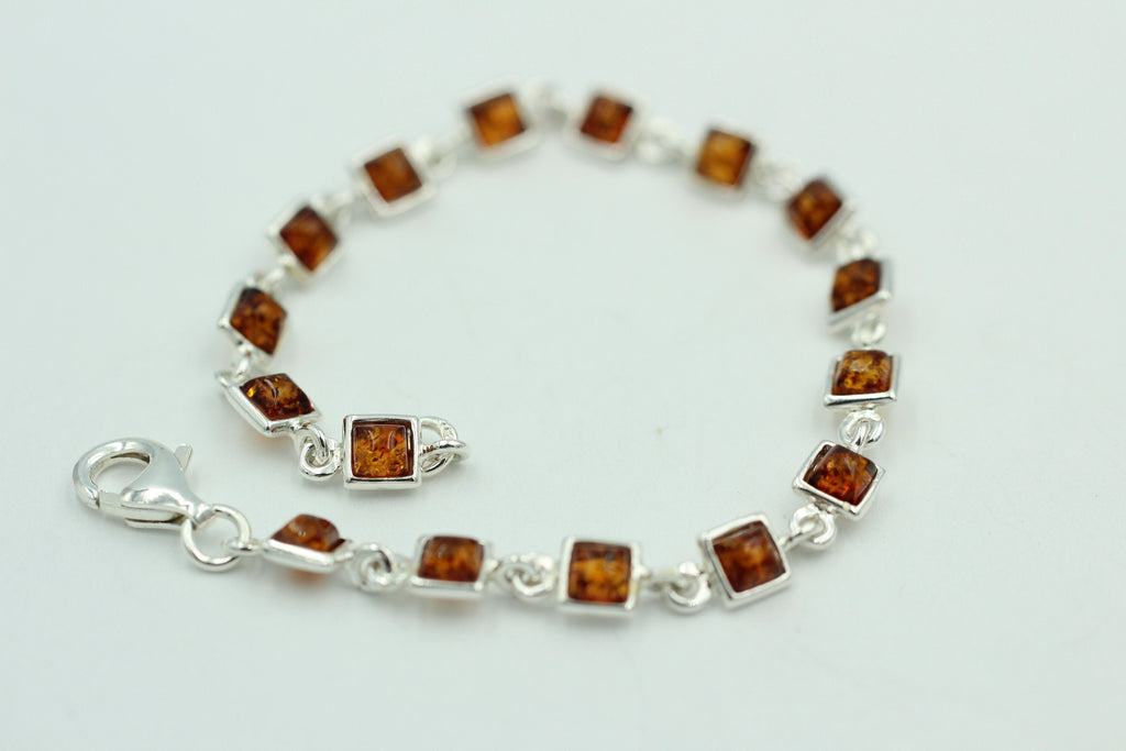 Bernstein Armband 925 Silber Design Schmuck Bernsteinarmband Bernstein Baltikum