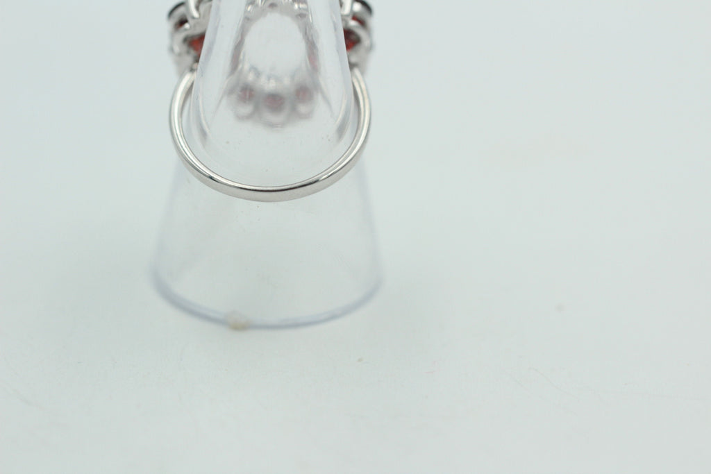 Design pur 5,0 Carat Granat Ring 925 Silber Granatring Größe 55 | 17,5
