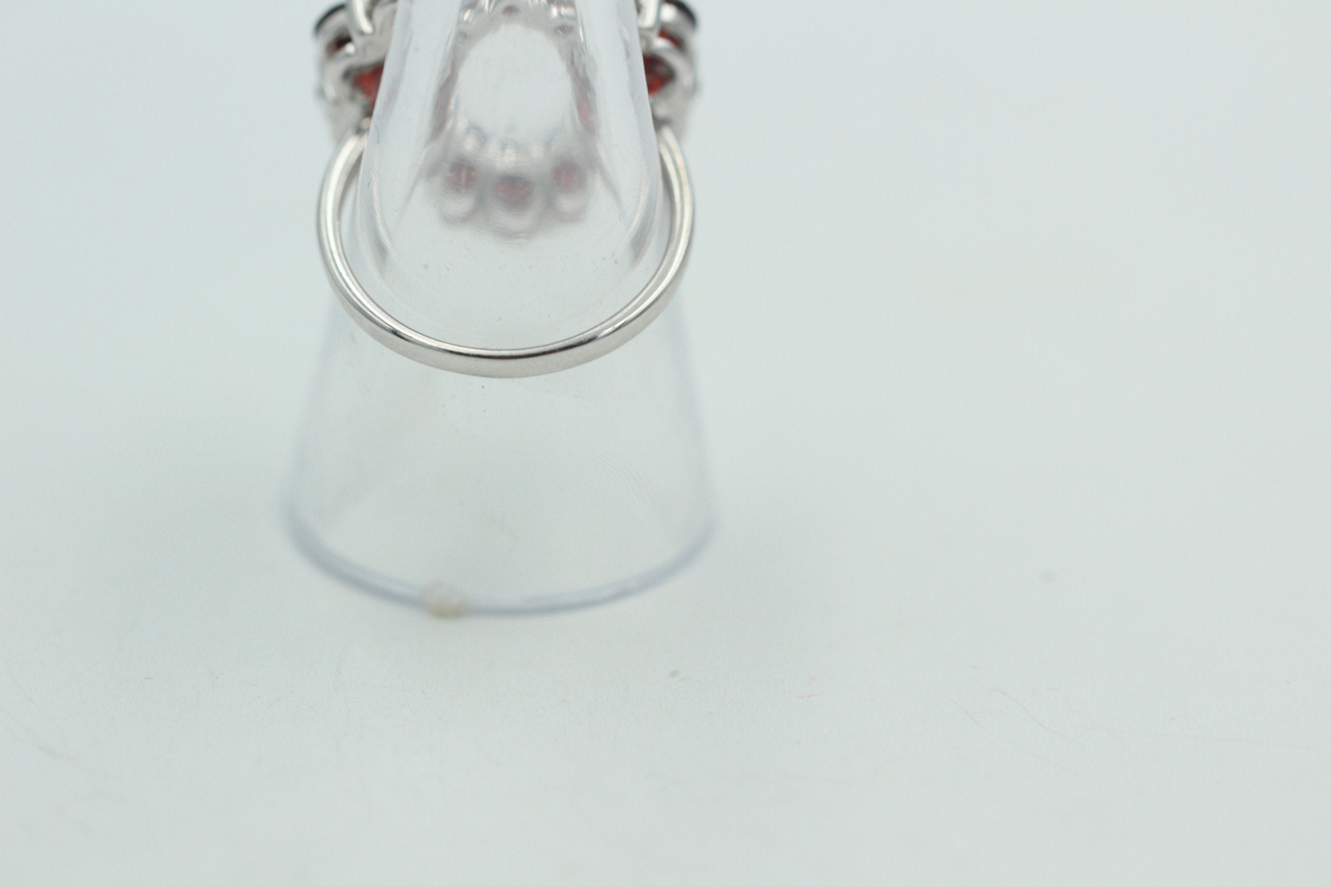 Design pur 5,0 Carat Granat Ring 925 Silber Granatring Größe 55 | 17,5