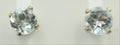 0,45 Carat echter Aquamarin Ohrstecker 925 Sterling Silber