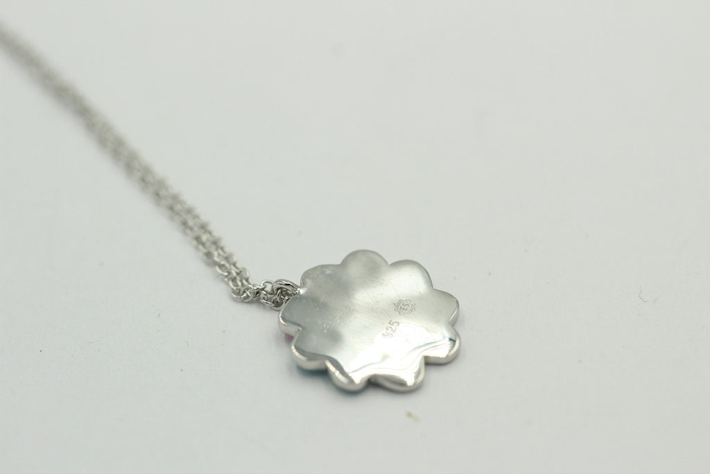 Anhänger Herzchen 925 Silber mit Emaille Collier Ketten Kinderschmuck Top Edel