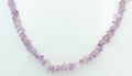38,5 Carat funkelndes pink Amethyst Collier Splitterkette 925 Silber Verlängerung
