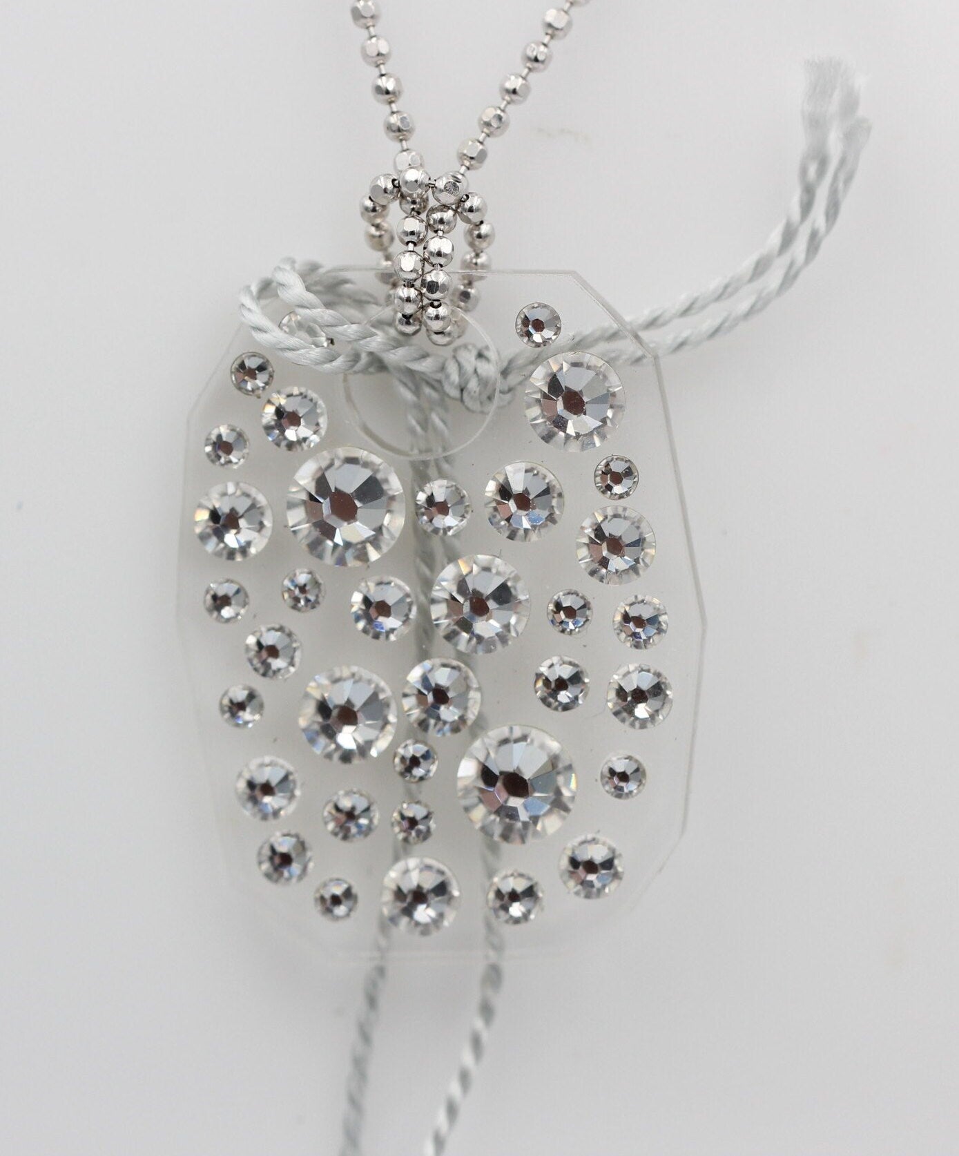 Collier Bubble mit Swarovski-Elements mit 925 Silber Kette