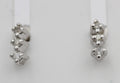 Edle 0,05 Carat Diamant Ohrstecker 925 Silber Diamantohrstecker Reinheit I2 - I3