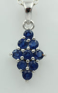 1,75 Carat blauer Kyanit Anhänger 925 Silber seltener Kyanit Edelstein