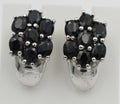 Edle 3,33 Carat Saphir Ohrstecker 925 Silber  Schmuck Top Edel Edelstein