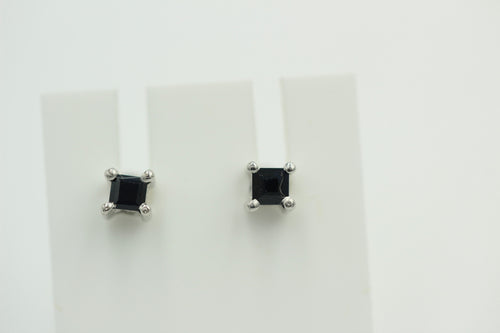 0,3 Carat seltener Saphir Ohrstecker 925 Sterling Silber Unisex