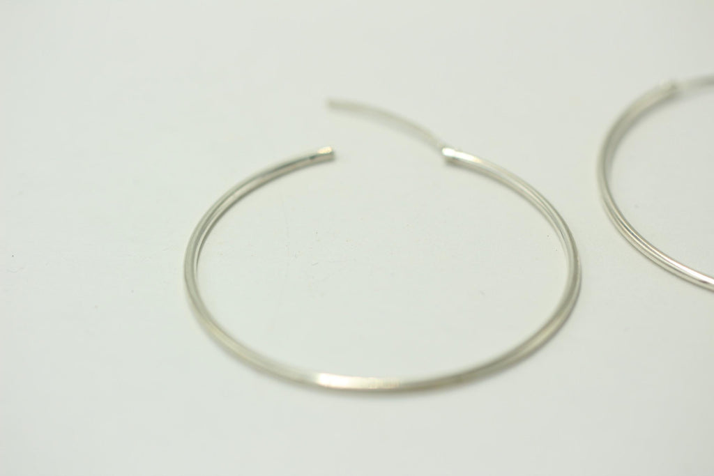 925 Sterling Silber Creole Durchmesser ca 4,0 cm