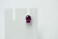 0,55 Carat Rhodoiith Single Ohrstecker 925 Sterling Silber Männder Frauen