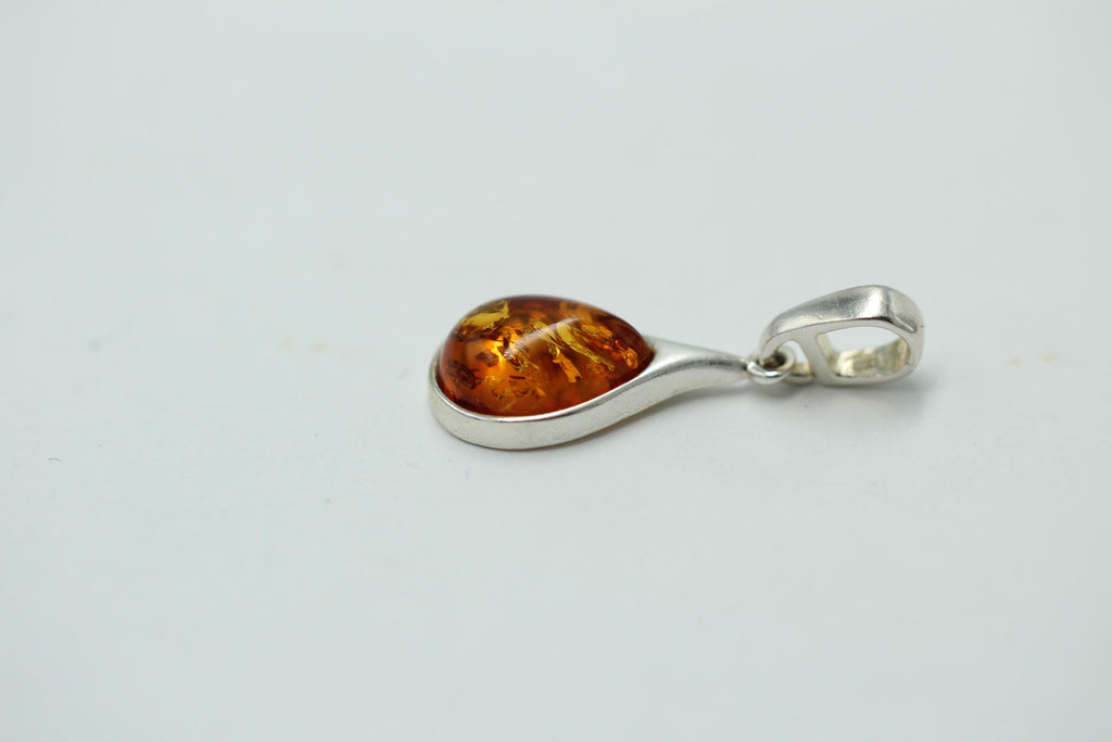 Bernstein Anhänger 925 Silber Collier Kette edel und schön Traum eines Anhängers