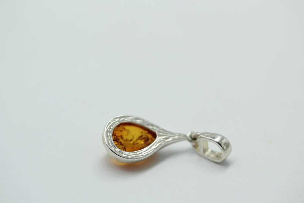 Bernstein Anhänger 925 Silber Collier Kette edel und schön Traum eines Anhängers