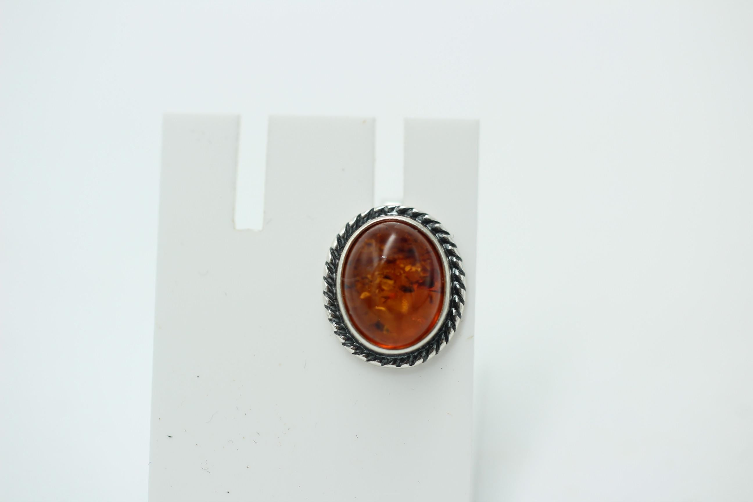 Edle braune Bernstein Ohrstecker 925 Silber Ohrschmuck Bernstein Letland