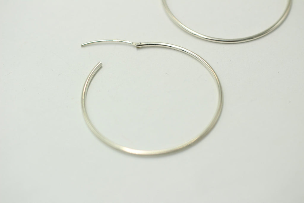 925 Sterling Silber Creole Durchmesser ca 4,0 cm