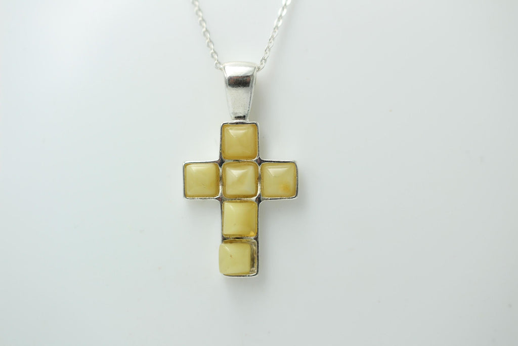 Bernstein Kreuz 925 Sterling Silber Bernsteinkreuz Top Edel