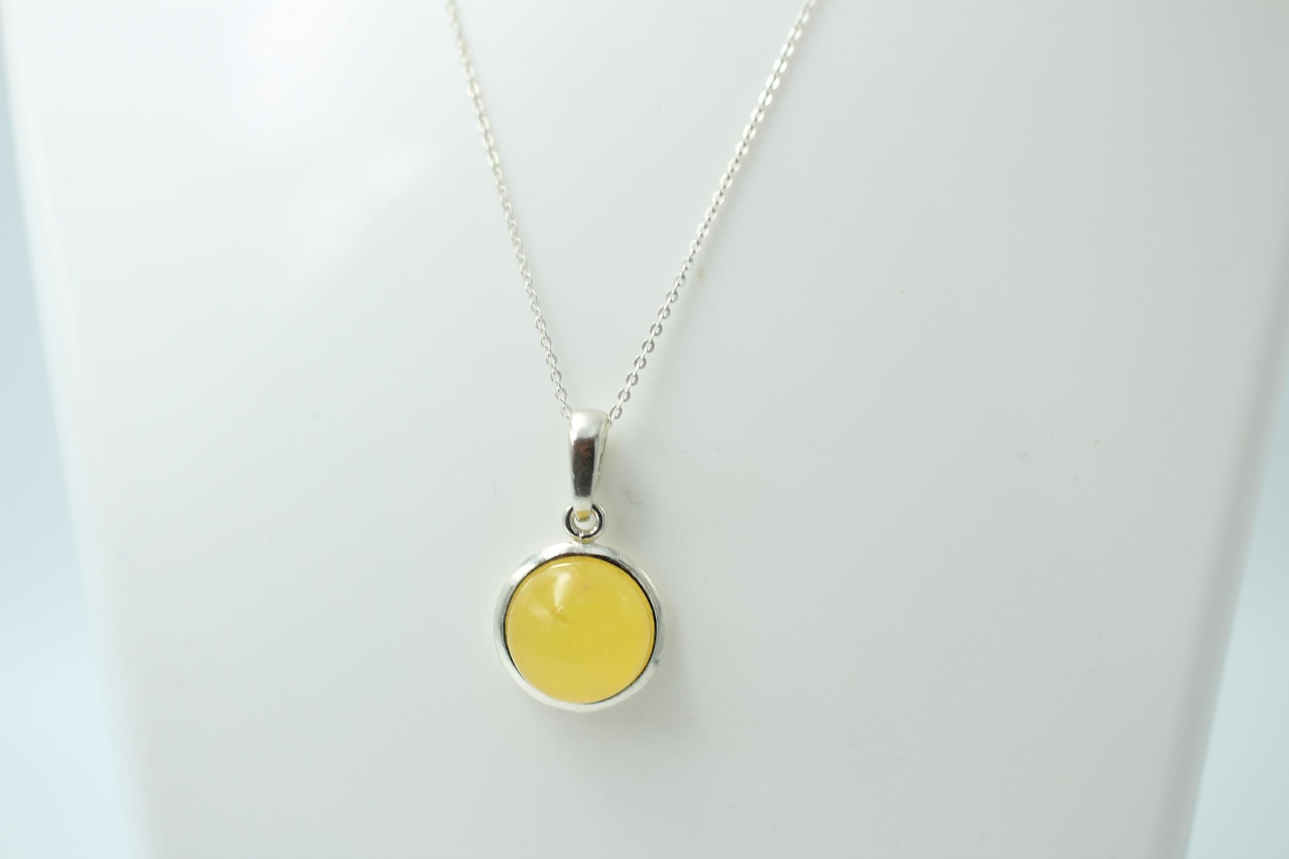 Berstein Anhänger 925 Sterling Silber Bernstein Top Edel Benstein aus Litauen