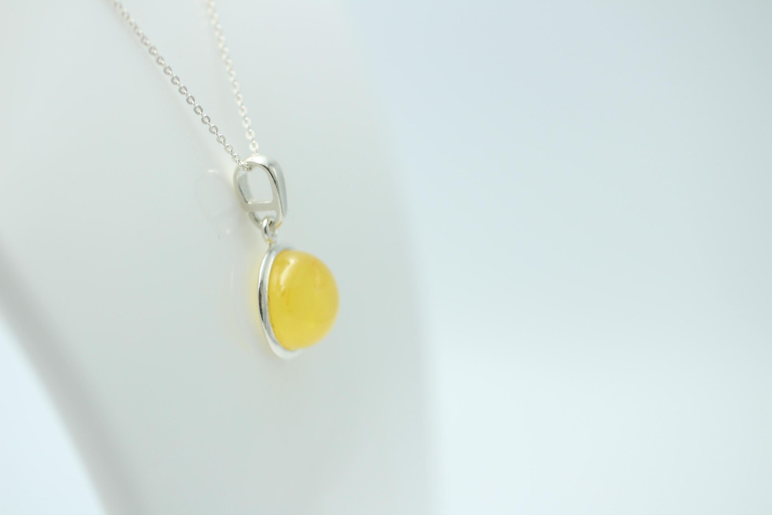 Berstein Anhänger 925 Sterling Silber Bernstein Top Edel Benstein aus Litauen