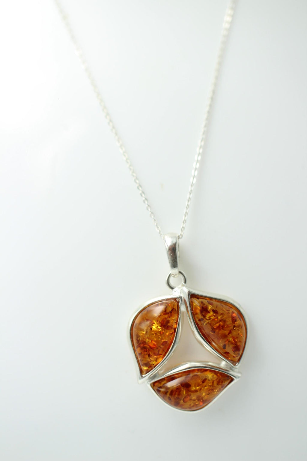 Design Bernstein Anhänger Silber Collier Kette Bernsteinanhänger Top Edel