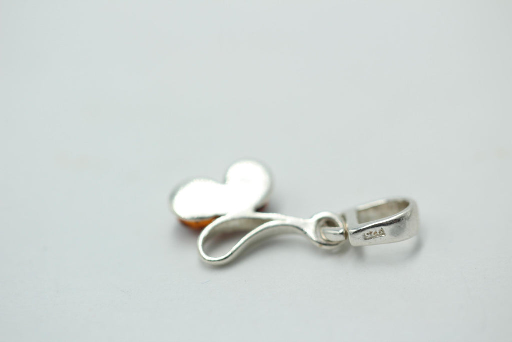 Design Bernstein Anänger 925 Sterling Silber Anhänger