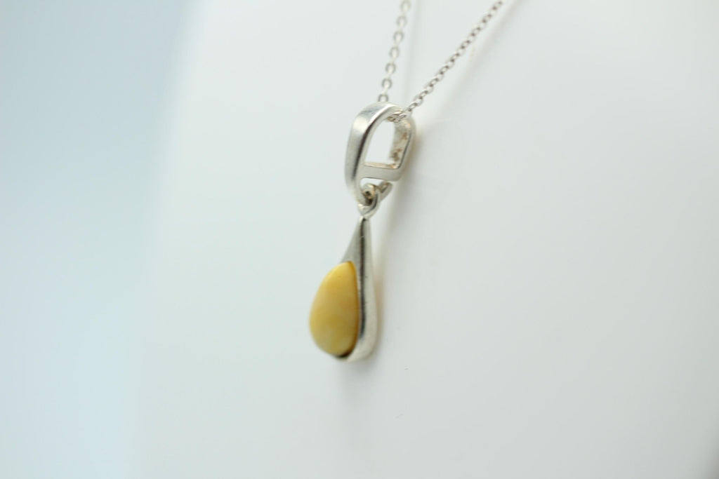Bernstein Anhänger 925 Silber Collier Kette edel und schön Traum eines Anhängers