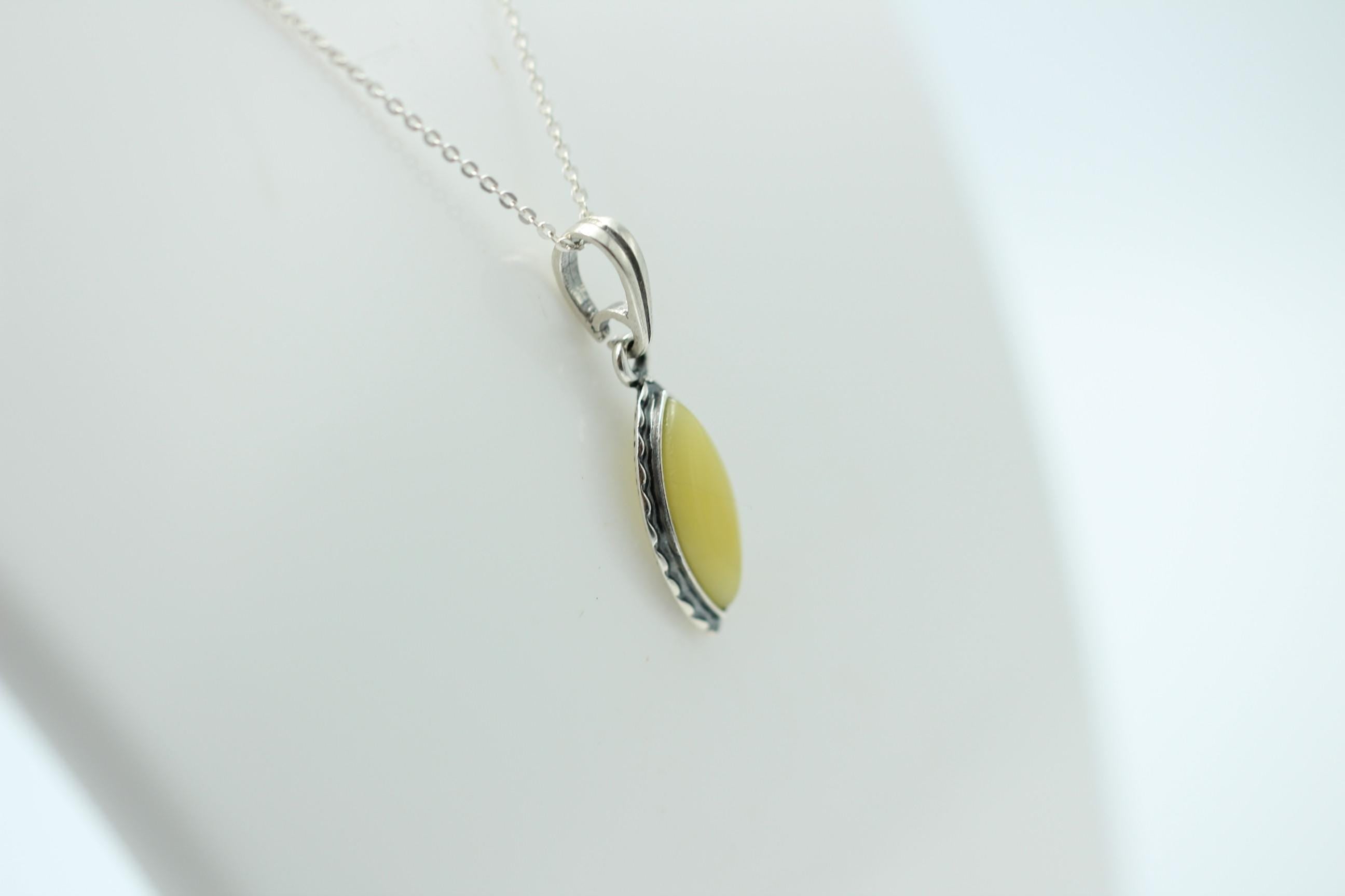 Bernstein Anhänger 925 Sterlingsilber Bernsteinschmuck