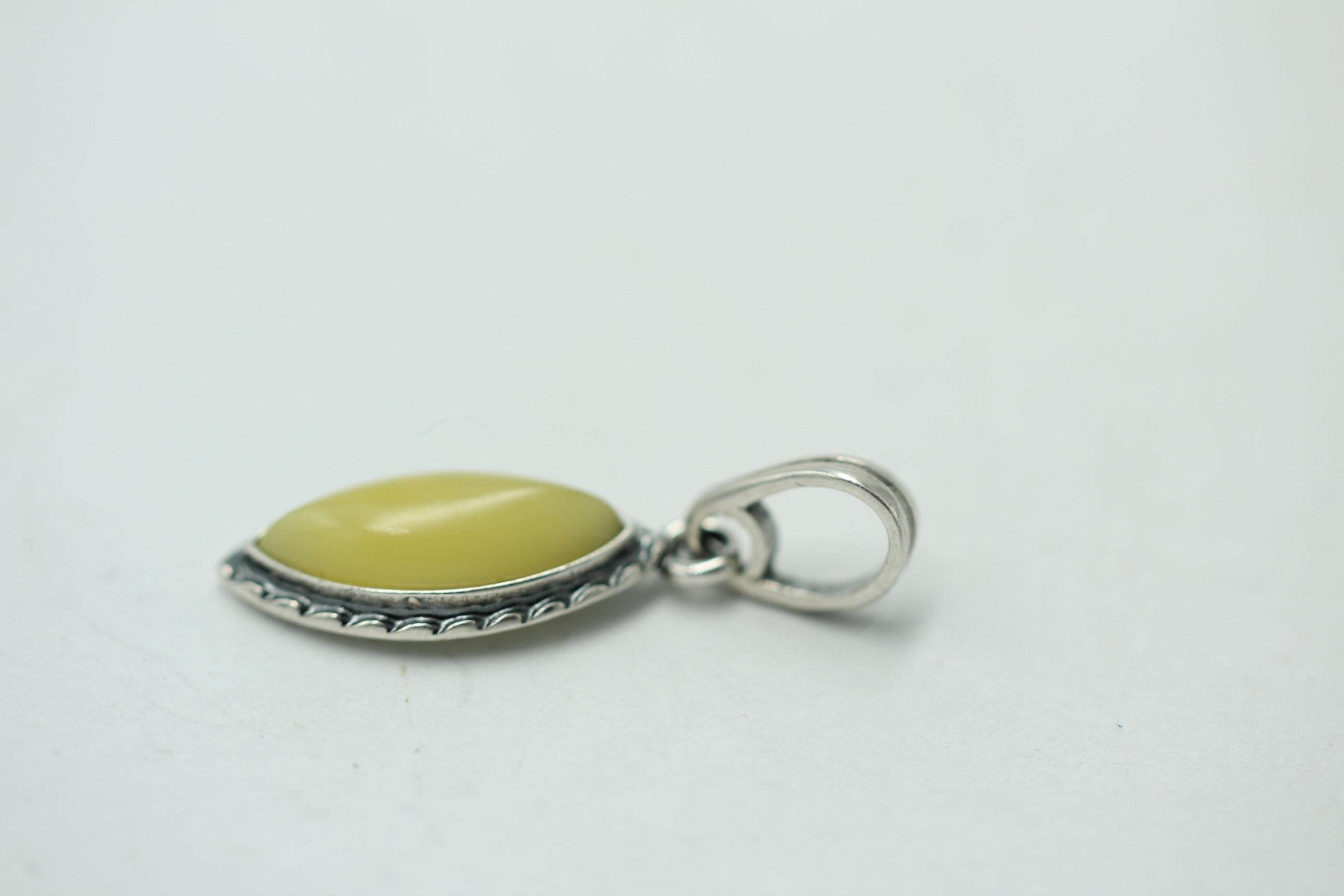 Bernstein Anhänger 925 Sterlingsilber Bernsteinschmuck