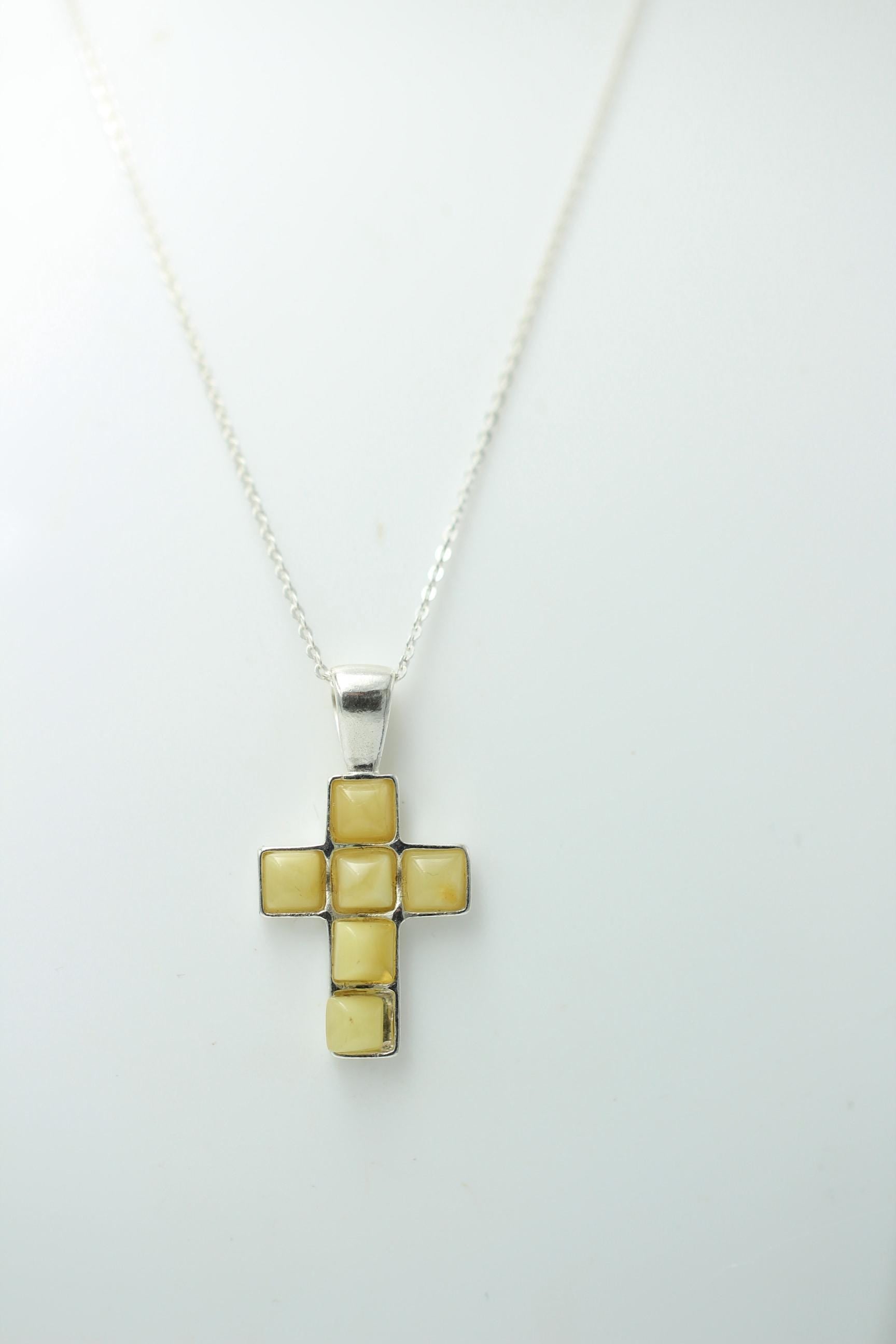 Bernstein Kreuz 925 Sterling Silber Bernsteinkreuz Top Edel