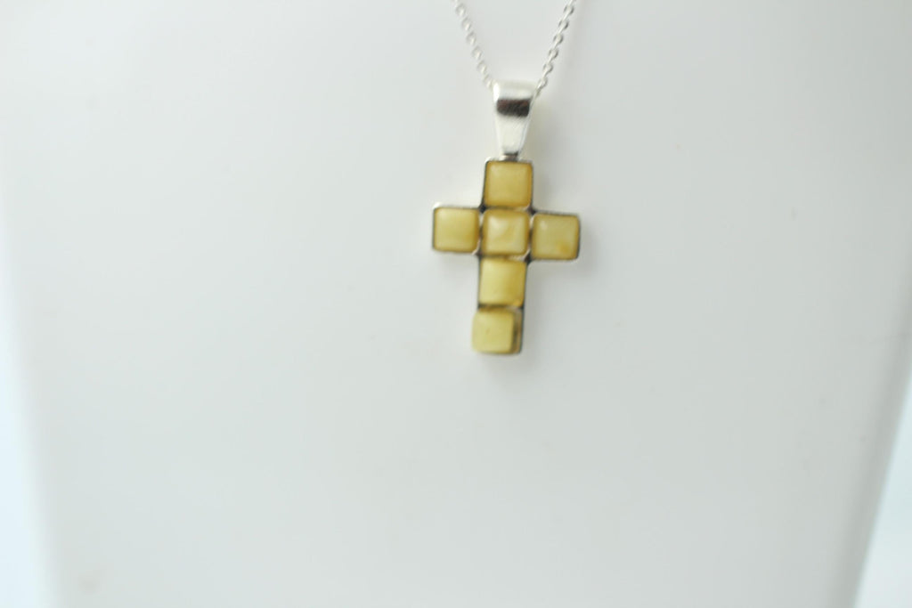 Bernstein Kreuz 925 Sterling Silber Bernsteinkreuz Top Edel