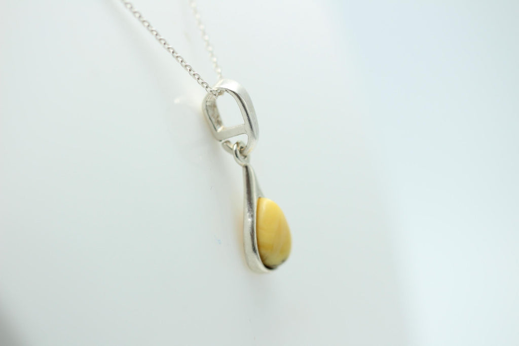 Bernstein Anhänger 925 Silber Collier Kette edel und schön Traum eines Anhängers