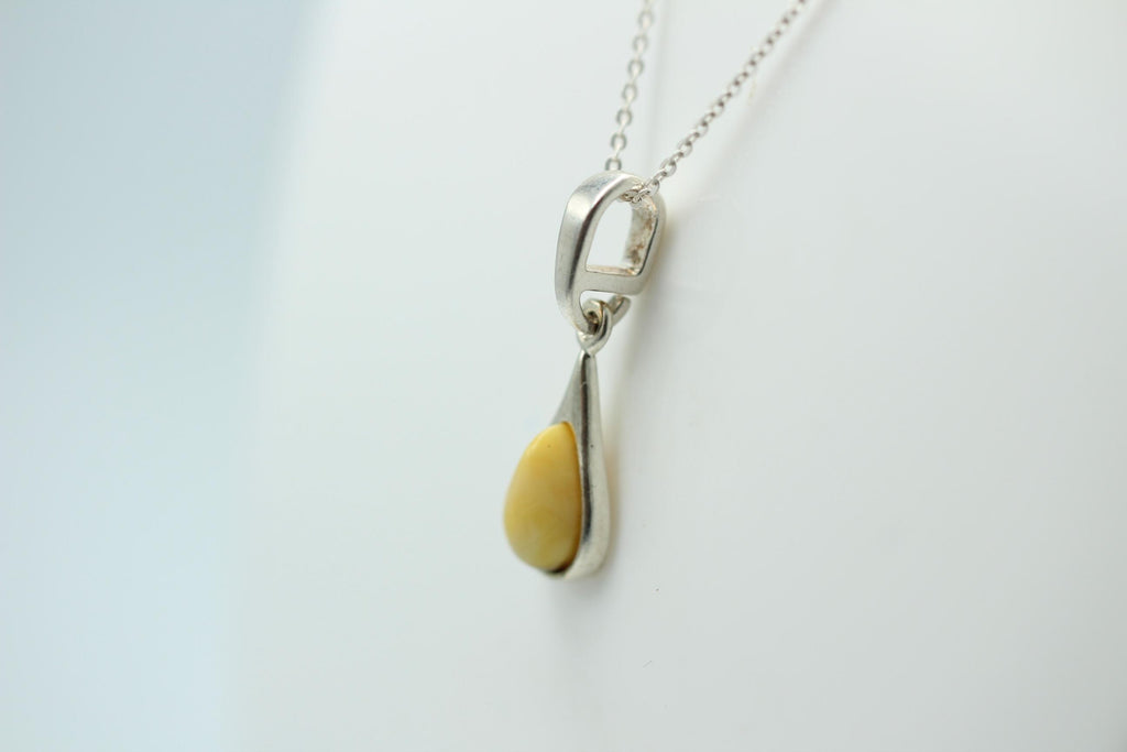 Bernstein Anhänger 925 Silber Collier Kette edel und schön Traum eines Anhängers