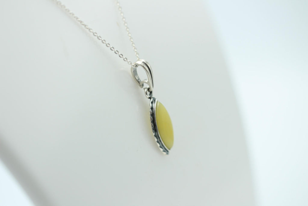 Bernstein Anhänger 925 Sterlingsilber Bernsteinschmuck