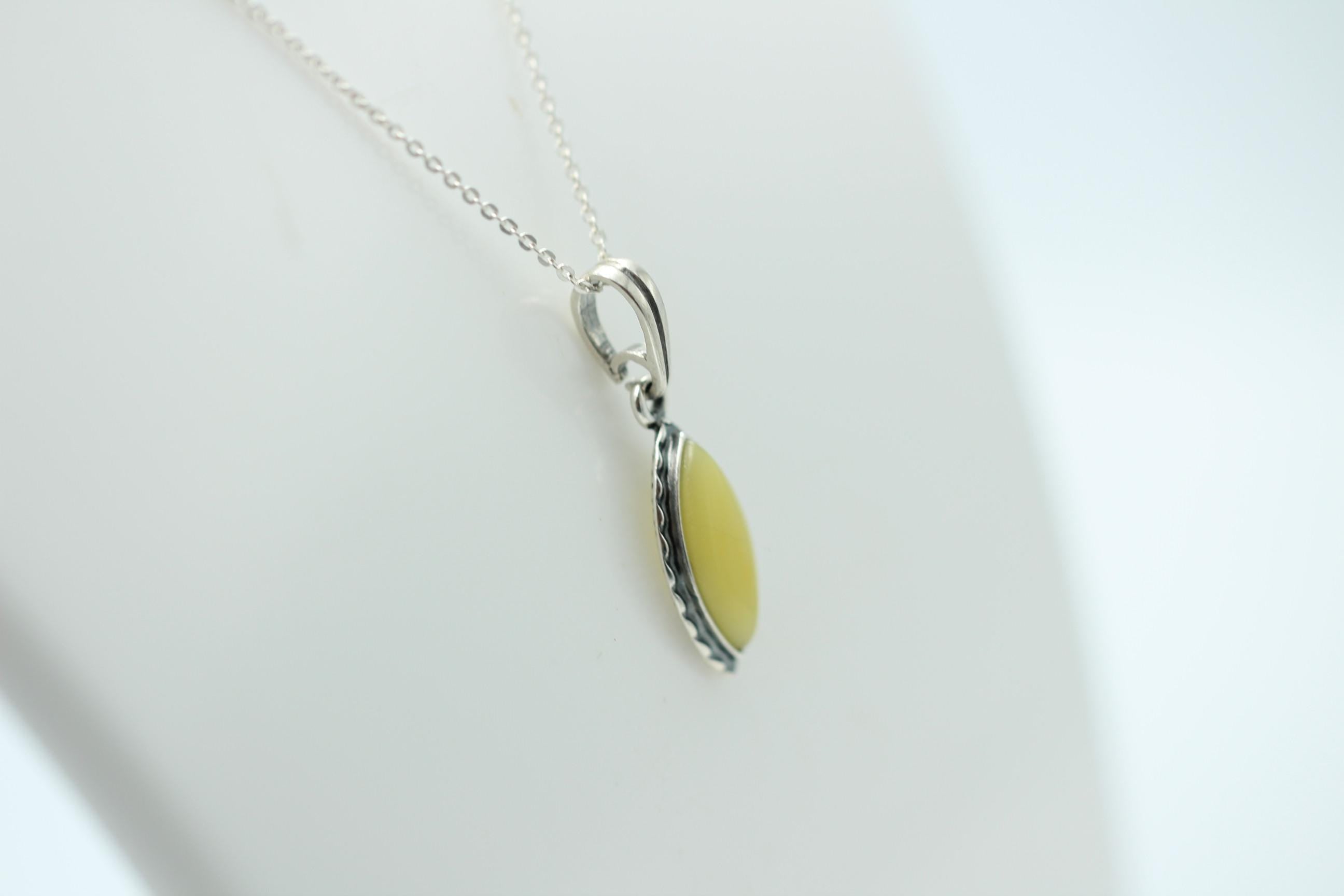 Bernstein Anhänger 925 Sterlingsilber Bernsteinschmuck